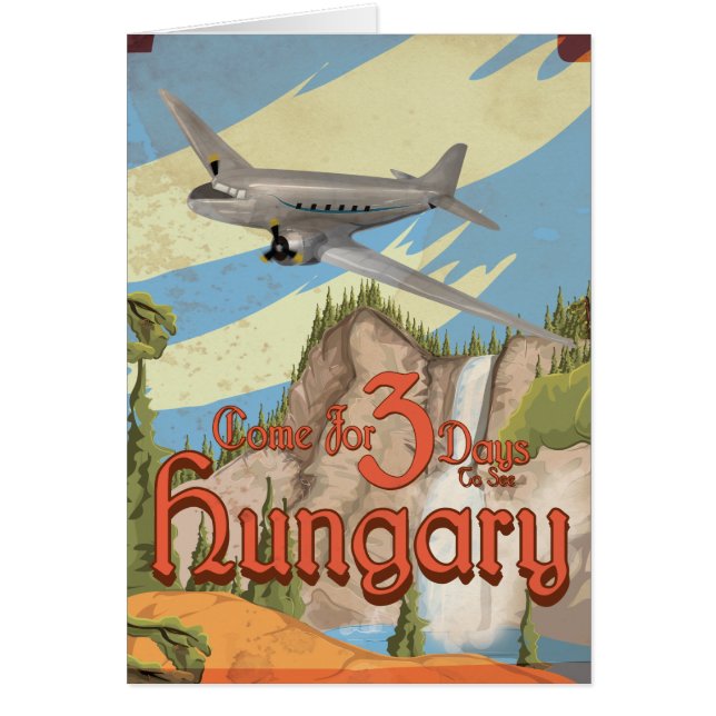 Hungary Vintage Travel Poster (Front)
