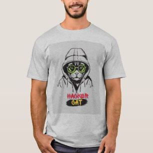 Hunger cat 🙀 T_Shirt Design 2024 T-Shirt