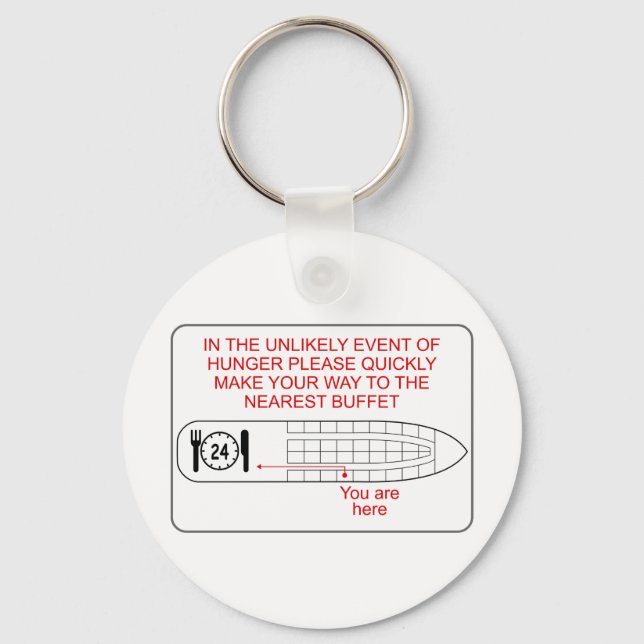 Hunger Emergency Key Ring (Front)