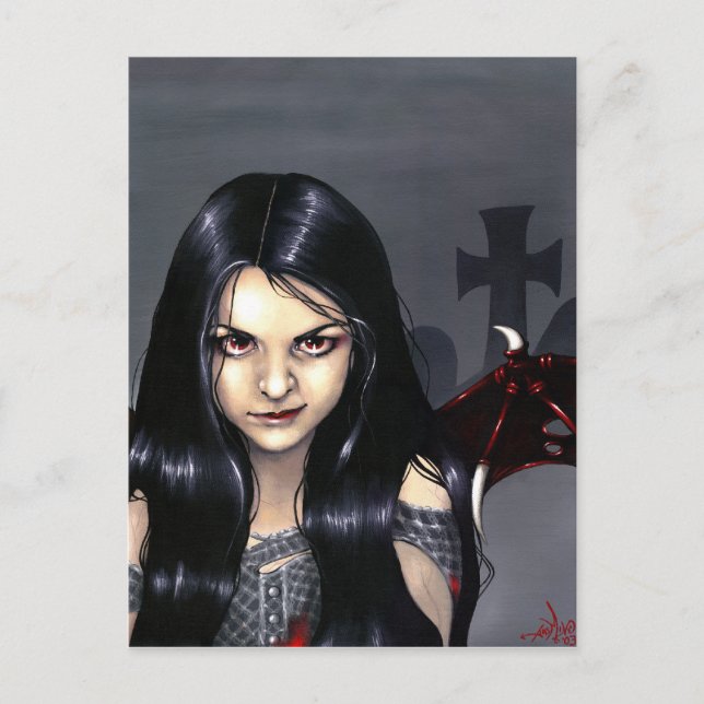 "Hunger Pains" Postcard (Front)