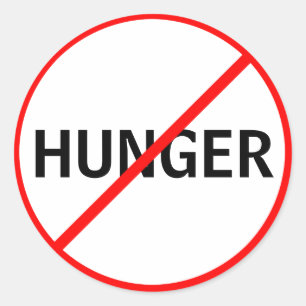 Hunger Prohibited! Classic Round Sticker
