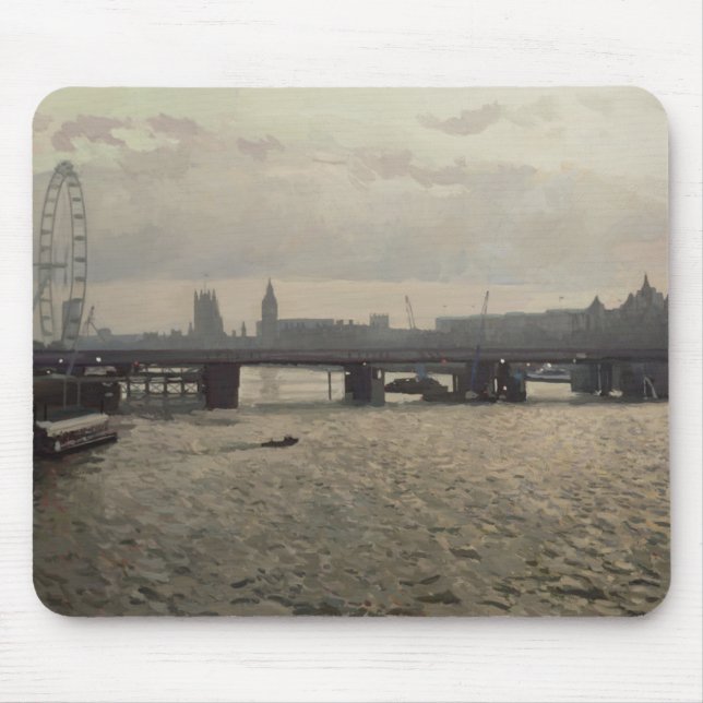 Hungerford Bridge from Waterloo Bridge Mouse Pad (Front)