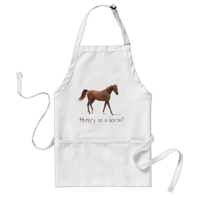 Hungry as a horse? standard apron (Front)