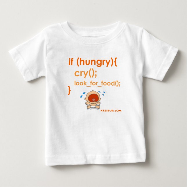 Hungry Baby T-Shirt (Front)