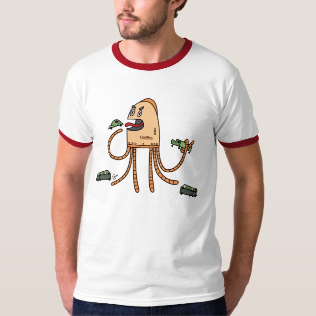 Hungry Bot - Men's T-Shirt (Front)