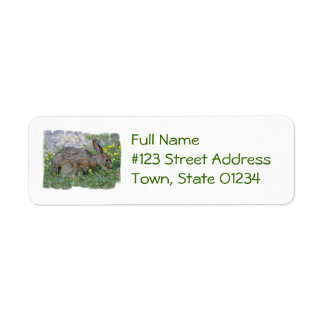 Hungry Bunny Mailing Labels