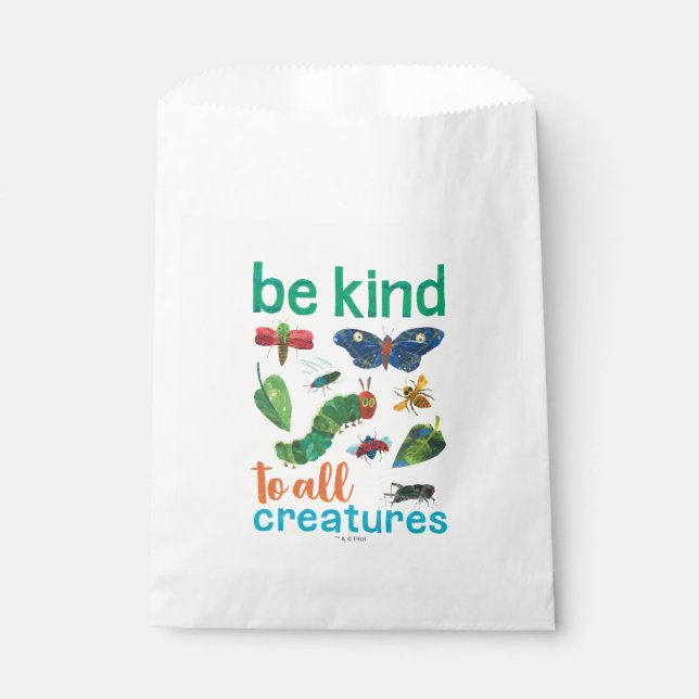 Hungry Caterpillar | Be Kind to All Creatures Favour Bags (Front)