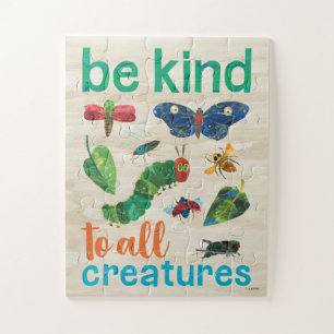 Hungry Caterpillar Be Kind to All Creatures - Kids Jigsaw Puzzle
