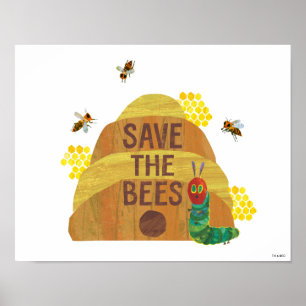 Hungry Caterpillar Save the Bees Poster