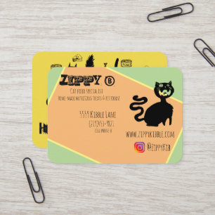 Hungry Cats~ business Cards