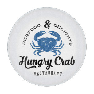 Hungry Crab Restaurant Poster Cutting Board