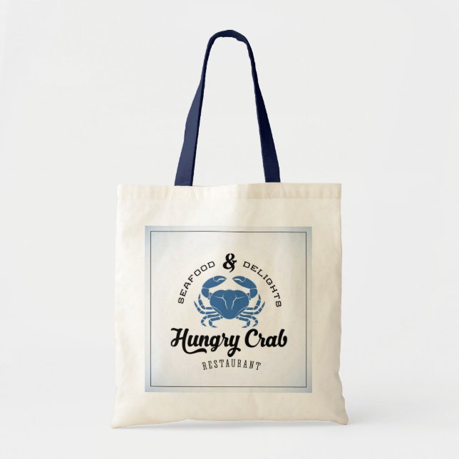 Hungry Crab Restaurant Poster Tote Bag (Front)