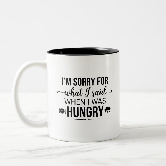 Hungry for Laughs Two Tone Mug (Left)