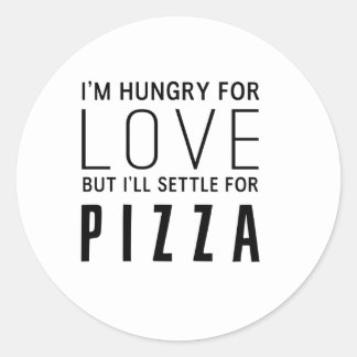 Hungry For Love Classic Round Sticker