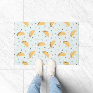 Hungry For Tacos Pattern Doormat