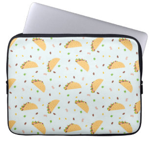 Hungry For Tacos Pattern Laptop Sleeve