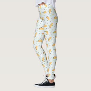 Hungry For Tacos Pattern Leggings