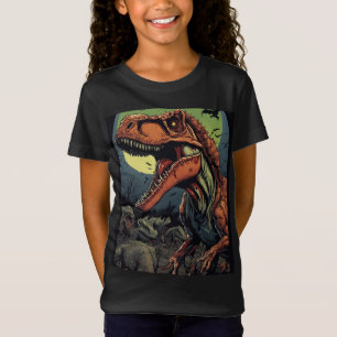 Hungry for Treats: Zombie Dinosaur T-Rex T-Shirt
