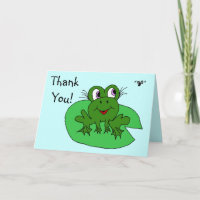 Hungry Frog Gal Card