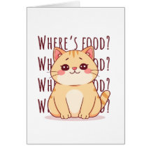 Hungry Ginger Cat