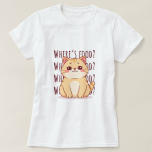 Hungry Ginger Cat T-Shirt