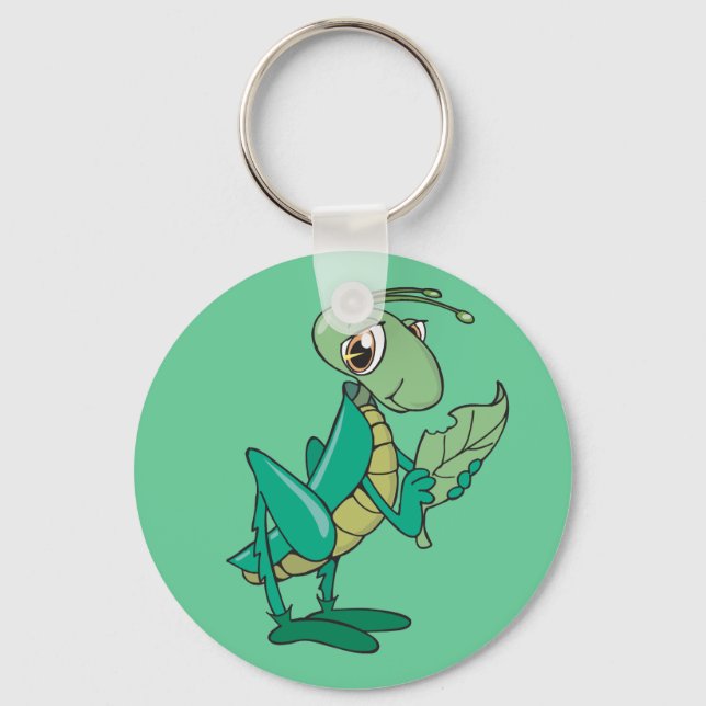 Hungry Grasshopper Key Ring (Front)
