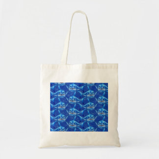 Hungry Great White Sharks  Tote Bag