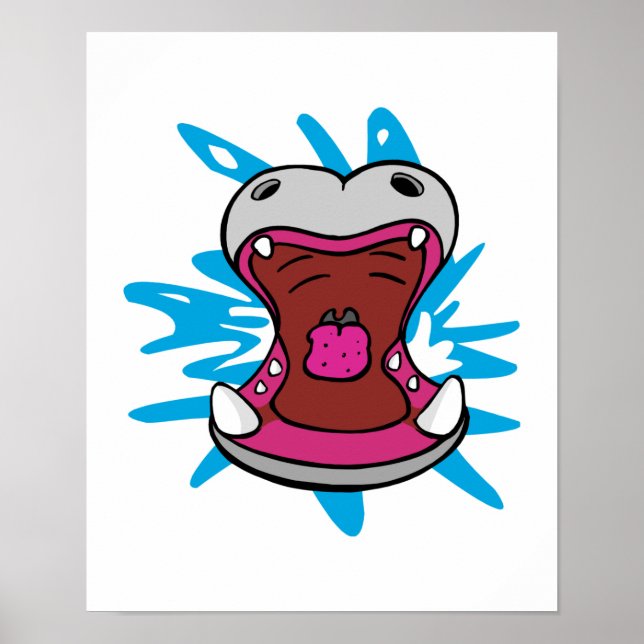 hungry hippo poster (Front)