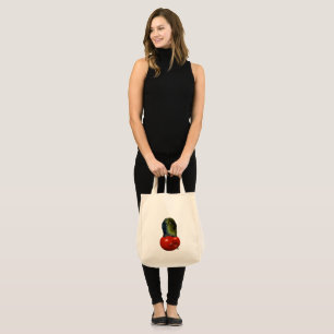 hungry hippo tote bag