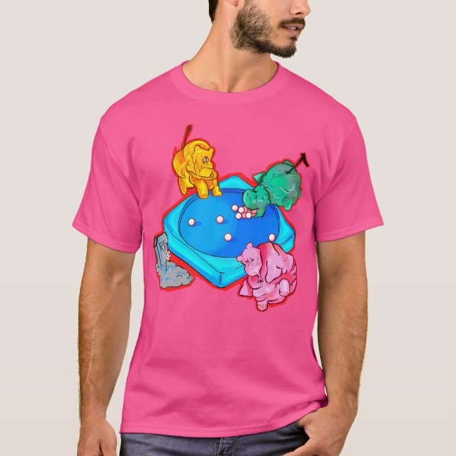 Hungry Hippos T-Shirt (Front)