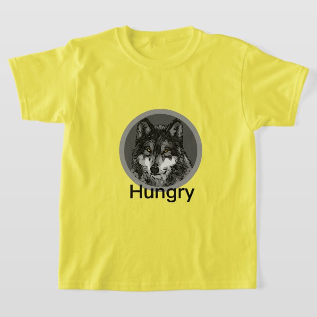 Hungry - Kids' Basic T-Shirt (Laydown)