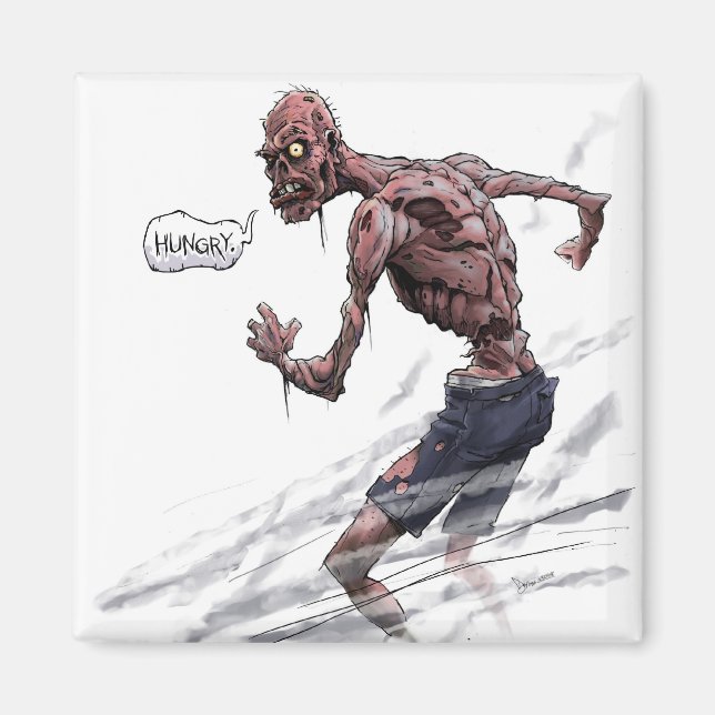 Hungry Magnet 2-1/4" (Front)