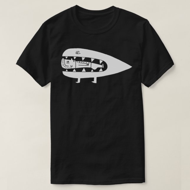 Hungry Monster drawing by Jad Fair  T-Shirt (Design Front)