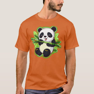 Hungry Panda Eating Bamboo T-Shirt