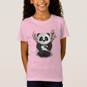 Hungry panda hand drawn illustration T-Shirt