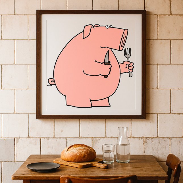 Hungry Pig Poster (Creator Uploaded)