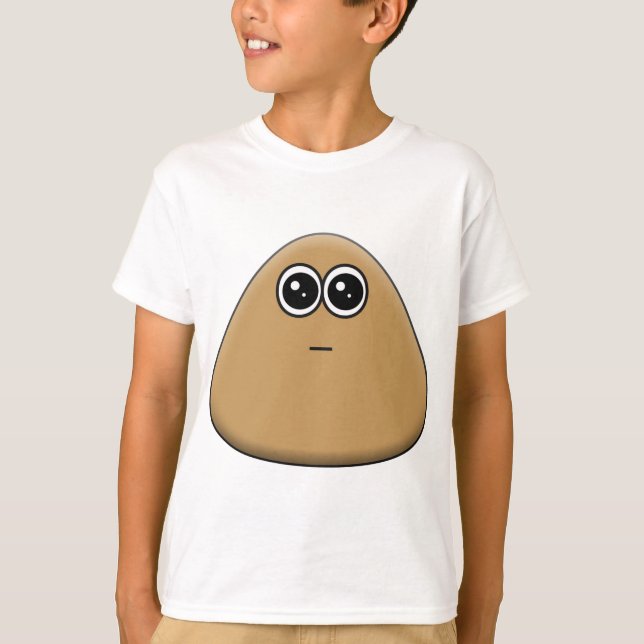 Hungry Pou - Kids T-Shirt (Front)