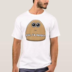 Hungry Pou w/ Text T-Shirt