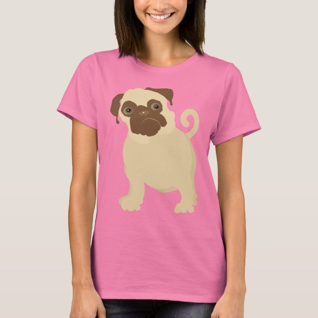 Hungry Pug T-shirt (Front)