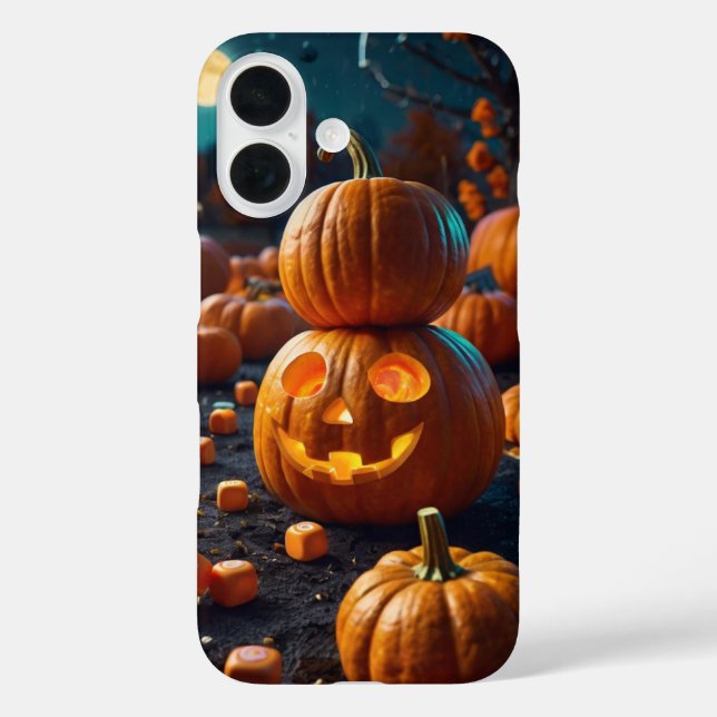 Hungry Pumpkin Case-Mate iPhone Case (Back)
