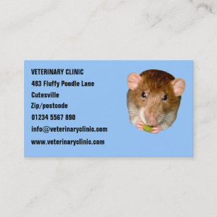 Hungry Rat Customisable Business Card