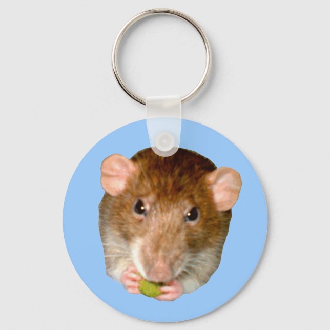 Hungry Rat Keychain (Front)