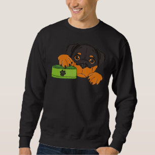 Hungry Rottweiler Sweatshirt