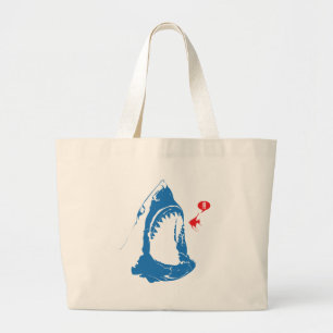 Hungry Shark Large Tote Bag