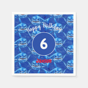 Hungry Sharks  Napkin