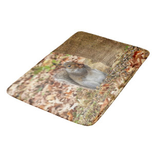 Hungry Squirrel Bath Mat