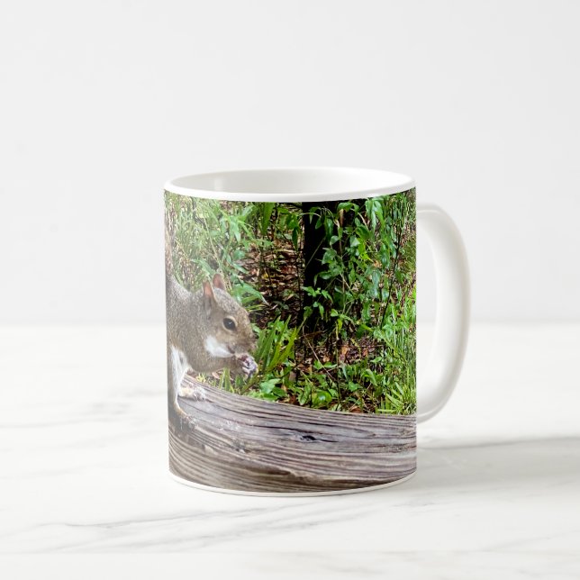 Hungry Squirrel Coffee Mug (Front Right)