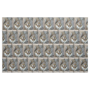 Hungry Squirrel Fabric