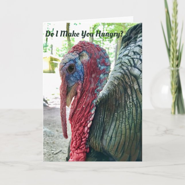 Hungry Turkey Card (Front)