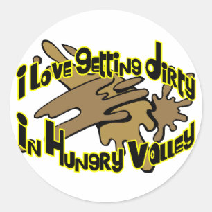 Hungry Valley Classic Round Sticker